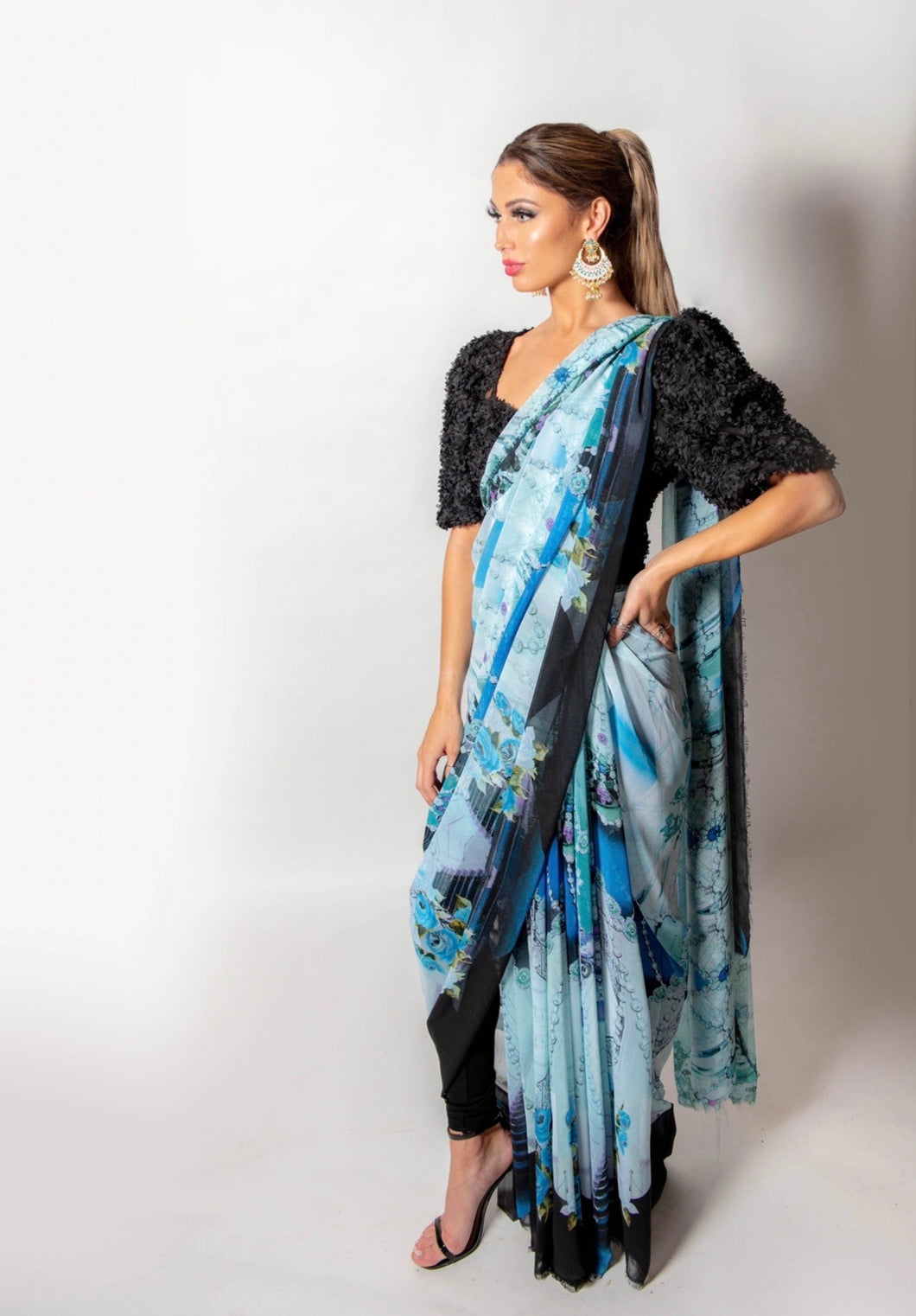 Aisha - Loose Stitch Saree