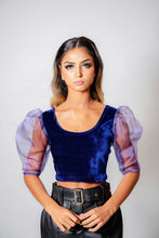 Load image into Gallery viewer, Velvet Blouse - Purple